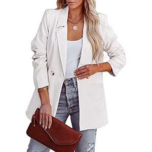 Plus Size Double Breasted Blazer